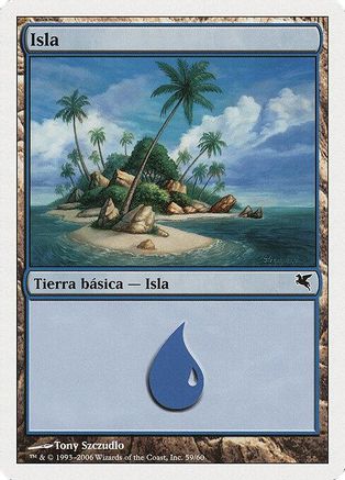 Island (Spanish) - "Isla" (H59) (PSAL-H59) - Magic Encyclopedia 2005 (Salvat/Hachette)-1