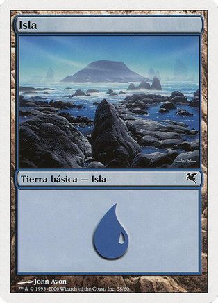 Island (Spanish) - "Isla" (E58) (PSAL-E58) - Magic Encyclopedia 2005 (Salvat/Hachette)-1
