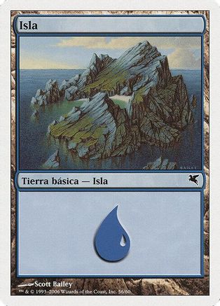 Island (Spanish) - "Isla" (H56) (PSAL-H56) - Magic Encyclopedia 2005 (Salvat/Hachette)-1