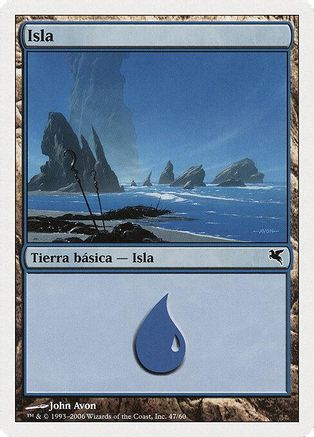 Island (Spanish) - "Isla" (G47) (PSAL-G47) - Magic Encyclopedia 2005 (Salvat/Hachette)-1