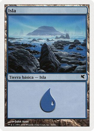 Island (Spanish) - "Isla" (G36) (PSAL-G36) - Magic Encyclopedia 2005 (Salvat/Hachette)-1
