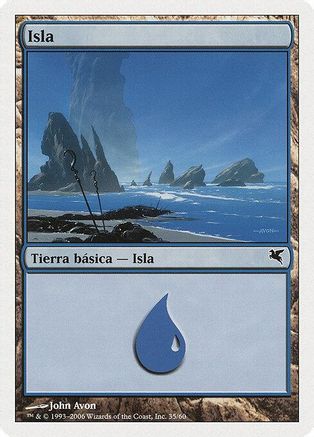 Island (Spanish) - "Isla" (H35) (PSAL-H35) - Magic Encyclopedia 2005 (Salvat/Hachette)-1