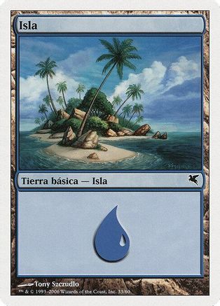 Island (Spanish) - "Isla" (E33) (PSAL-E33) - Magic Encyclopedia 2005 (Salvat/Hachette)-1
