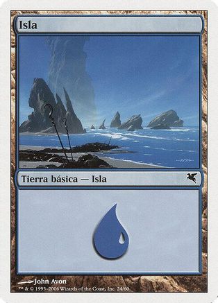 Island (Spanish) - "Isla" (H24) (PSAL-H24) - Magic Encyclopedia 2005 (Salvat/Hachette)-1