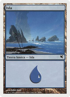 Island (Spanish) - "Isla" (H24) (PSAL-H24) - Magic Encyclopedia 2005 (Salvat/Hachette)-1