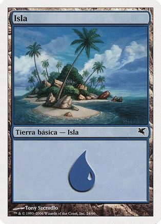 Island (Spanish) - "Isla" (G24) (PSAL-G24) - Magic Encyclopedia 2005 (Salvat/Hachette)-1