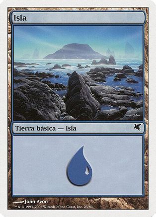 Island (Spanish) - "Isla" (H23) (PSAL-H23) - Magic Encyclopedia 2005 (Salvat/Hachette)-1