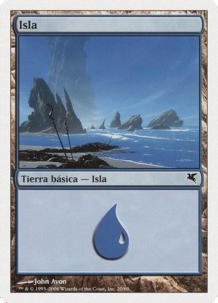 Island (Spanish) - "Isla" (H20) (PSAL-H20) - Magic Encyclopedia 2005 (Salvat/Hachette)-1