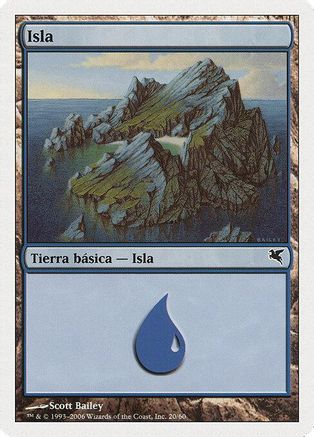 Island (Spanish) - "Isla"(E20) (PSAL-E20) - Magic Encyclopedia 2005 (Salvat/Hachette)-1