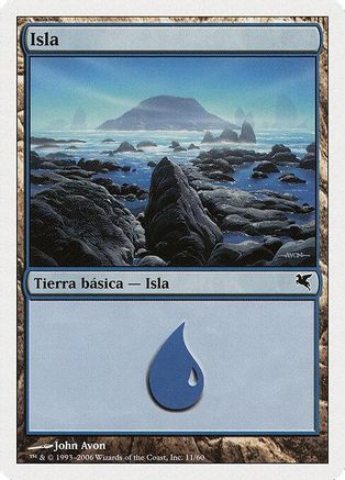 Island (Spanish) - "Isla" (G11) (PSAL-G11) - Magic Encyclopedia 2005 (Salvat/Hachette)-1