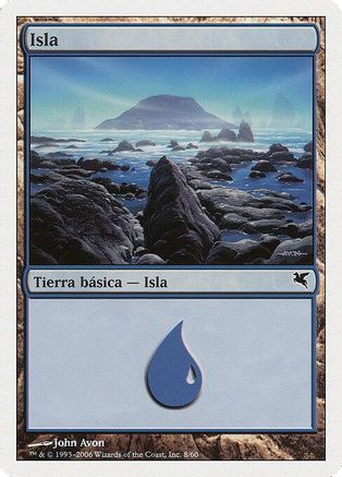Island (Spanish) - "Isla" (E8) (PSAL-0E8) - Magic Encyclopedia 2005 (Salvat/Hachette)-1
