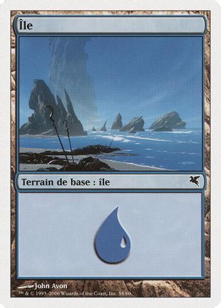 Island (French) - "Ile" (H58) (PSAL-H58) - Magic Encyclopedia 2005 (Salvat/Hachette)-1