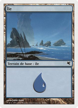 Island (French) - "Ile" (G47) (PSAL-G47) - Magic Encyclopedia 2005 (Salvat/Hachette)-1