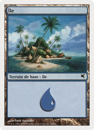 Island (French) - "Ile" (G24) (PSAL-G24) - Magic Encyclopedia 2005 (Salvat/Hachette)-1