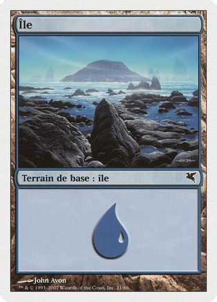Island (French) - "Ile" (E21) (PSAL-E21) - Magic Encyclopedia 2005 (Salvat/Hachette)-1
