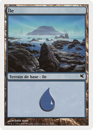 Island (French) - "Ile" (E8) (PSAL-0E8) - Magic Encyclopedia 2005 (Salvat/Hachette)-1