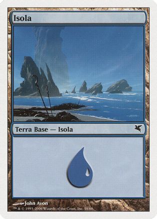 Island (Italian) - "Isola" (H58) (PSAL-H58) - Magic Encyclopedia 2005 (Salvat/Hachette)-1