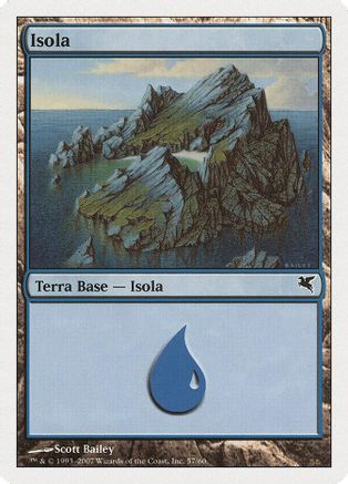 Island (Italian) - "Isola" (E57) (PSAL-E57) - Magic Encyclopedia 2005 (Salvat/Hachette)-1