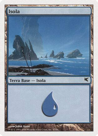 Island (Italian) - "Isola" (H47) (PSAL-H47) - Magic Encyclopedia 2005 (Salvat/Hachette)-1
