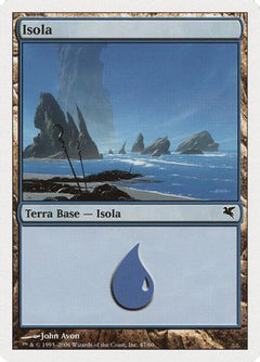 Island (Italian) - "Isola" (G47) (PSAL-G47) - Magic Encyclopedia 2005 (Salvat/Hachette)-1