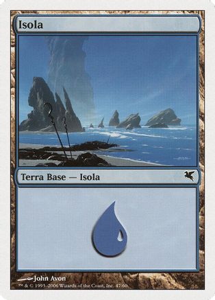 Island (Italian) - "Isola" (G47) (PSAL-G47) - Magic Encyclopedia 2005 (Salvat/Hachette)-1