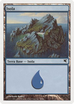 Island (Italian) - "Isola" (H45) (PSAL-H45) - Magic Encyclopedia 2005 (Salvat/Hachette)-1