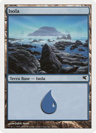 Island (Italian) - "Isola" (E45) (PSAL-E45) - Magic Encyclopedia 2005 (Salvat/Hachette)-1