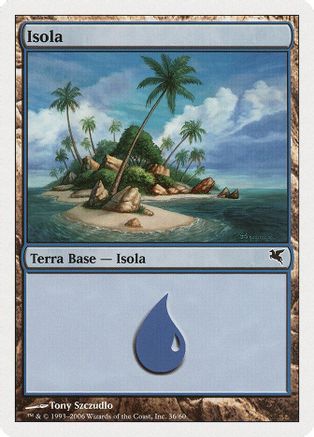 Island (Italian) - "Isola" (H36) (PSAL-H36) - Magic Encyclopedia 2005 (Salvat/Hachette)-1