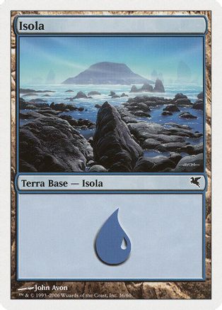 Island (Italian) - "Isola" (G36) (PSAL-G36) - Magic Encyclopedia 2005 (Salvat/Hachette)-1