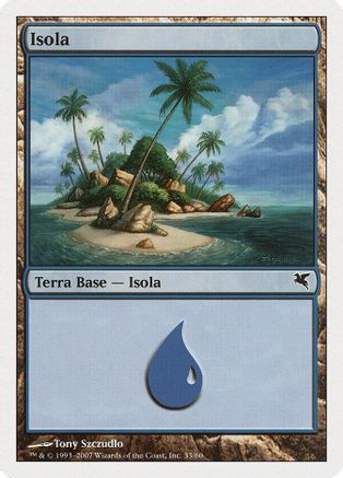 Island (Italian) - "Isola" (E33) (PSAL-E33) - Magic Encyclopedia 2005 (Salvat/Hachette)-1