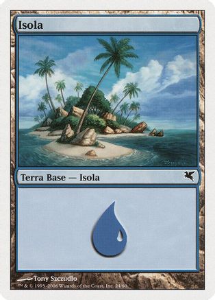 Island (Italian) - "Isola" (G24) (PSAL-G24) - Magic Encyclopedia 2005 (Salvat/Hachette)-1