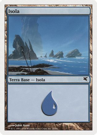 Island (Italian) - "Isola" (H20) (PSAL-H20) - Magic Encyclopedia 2005 (Salvat/Hachette)-1