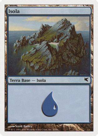 Island (Italian) - "Isola"(E20) (PSAL-E20) - Magic Encyclopedia 2005 (Salvat/Hachette)-1