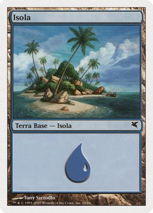 Island (Italian) - "Isola" (E10) (PSAL-E10) - Magic Encyclopedia 2005 (Salvat/Hachette)-1