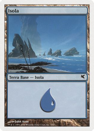 Island (Italian) - "Isola" (H9) (PSAL-0H9) - Magic Encyclopedia 2005 (Salvat/Hachette)-1