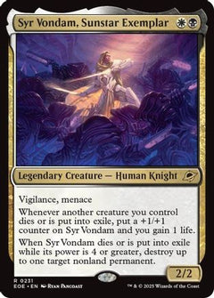 Syr Vondam, Sunstar Exemplar [Edge of Eternities]-1