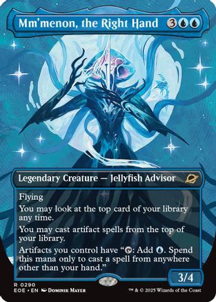 Mm'menon, the Right Hand (Borderless) [Edge of Eternities]-1
