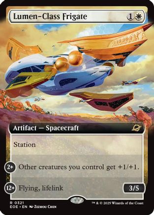 Lumen-Class Frigate (Extended Art) [Edge of Eternities]-1