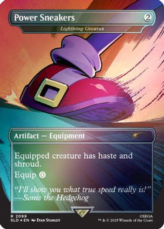 Power Sneakers - Lightning Greaves (Rainbow Foil) [Secret Lair Drop Series]-1