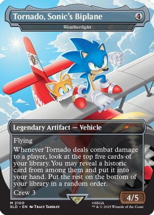 Tornado, Sonic's Biplane - Weatherlight [Secret Lair Drop Series]-1