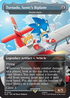 Tornado, Sonic's Biplane - Weatherlight [Secret Lair Drop Series]-1