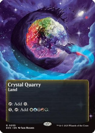Crystal Quarry (0055) (Borderless) [Edge of Eternities: Stellar Sights]-1