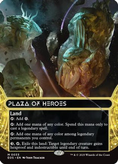 Plaza of Heroes (0033) (Borderless) [Edge of Eternities: Stellar Sights]-1