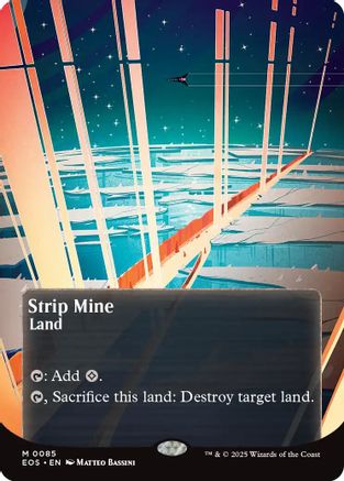 Strip Mine (0085) (Borderless) [Edge of Eternities: Stellar Sights]-1