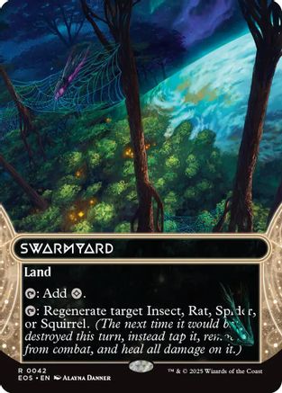 Swarmyard (0042) (Borderless) [Edge of Eternities: Stellar Sights]-1