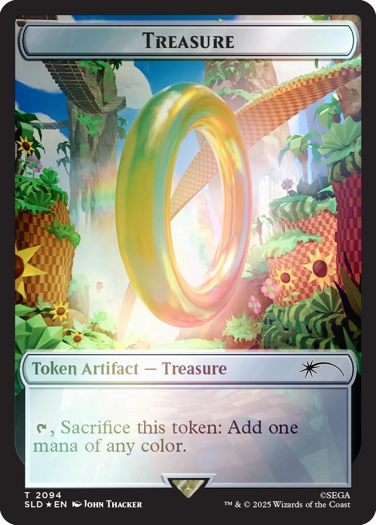 Treasure Token (2094) (Rainbow Foil) [Secret Lair Drop Series]-1