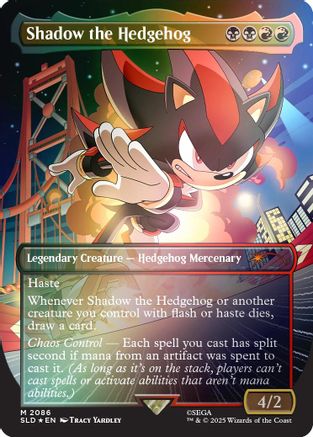 Shadow the Hedgehog (Rainbow Foil) [Secret Lair Drop Series]-1