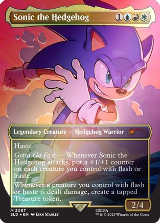 Sonic the Hedgehog (Rainbow Foil) [Secret Lair Drop Series]-1
