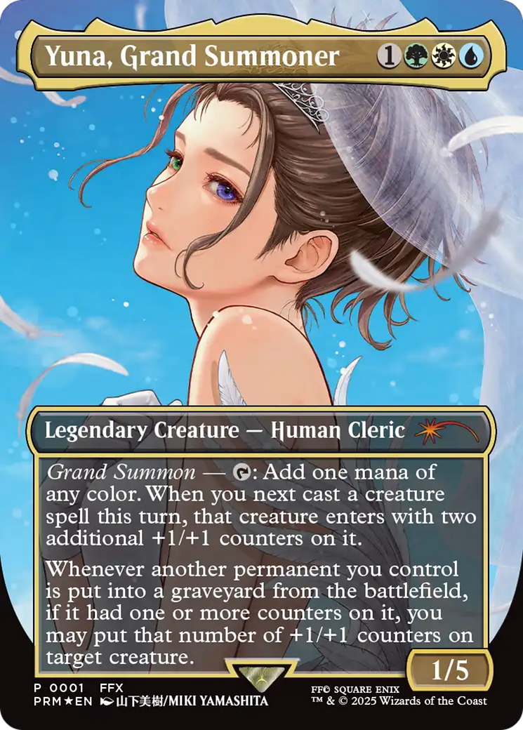 Yuna, Grand Summoner (Borderless) [Wizards Play Network 2025]-1