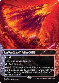 Lavaclaw Reaches (0022) (Borderless) [Edge of Eternities: Stellar Sights]-1